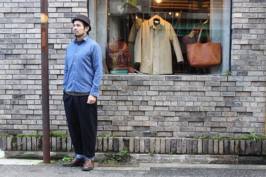 melple (メイプル) \"2PLYシャツ (織りネル×フランネル)\" ご紹介_f0191324_08292573.jpg