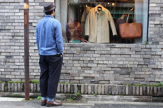 melple (メイプル) \"2PLYシャツ (織りネル×フランネル)\" ご紹介_f0191324_08293109.jpg