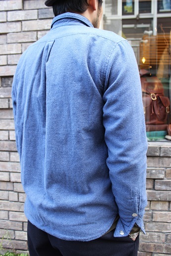 melple (メイプル) \"2PLYシャツ (織りネル×フランネル)\" ご紹介_f0191324_08294319.jpg