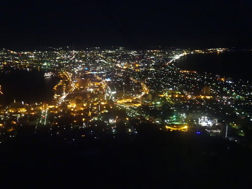 函館　朝市　五稜郭　函館山からの眺めた夜景_f0211504_23412593.jpg