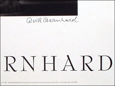 ルース・バーンハートのポスター「Ruth Bernhard - Classic Torso」（1980）_a0155815_11575944.jpg