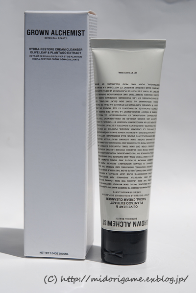  GROWN ALCHEMIST　「Hydra Repair Cream Cleanser」_a0027862_22341454.jpg