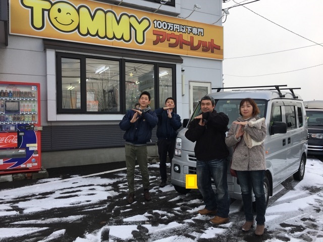 12月２日(金)☆TOMMYアウトレット☆エブリィT様納車(*´∀`)ｖあゆブログ♪_b0127002_18000920.jpg