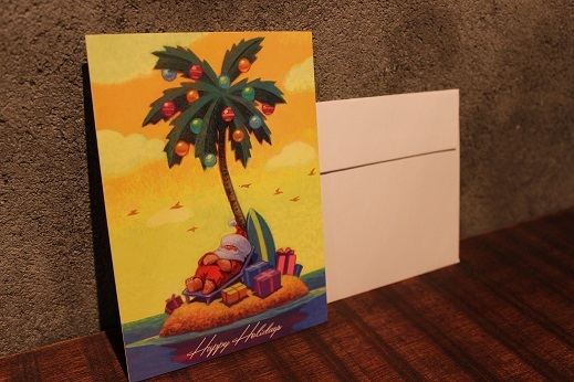 ハワイから届いたクリスマスカード & SLOW ITEM_f0191324_08325842.jpg