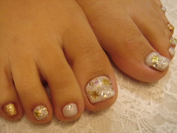 Hand＆Footお揃い♡スノーフレイク_d0101450_18035044.jpg