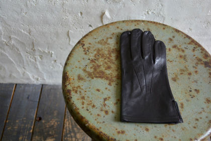 Italian army officer leather glove dead stock _f0226051_13232711.jpg