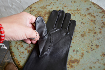 Italian army officer leather glove dead stock _f0226051_13243167.jpg