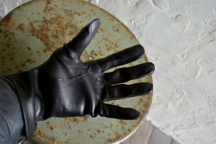 Italian army officer leather glove dead stock _f0226051_1326303.jpg