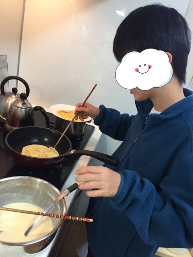 にぃにのミルクレープ_a0214059_18161672.jpg