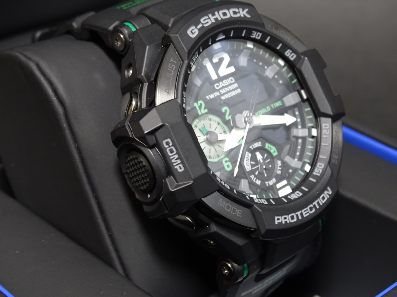 カシオ G-SHOCK GA-1100-1A3JF 20気圧防水 ブラック - アクセサリー