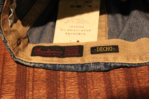 ANACHRONORM \"BEAT INITIALCAPS by DECHO\" CHINO & DENIM CAP ご紹介 _f0191324_08445100.jpg