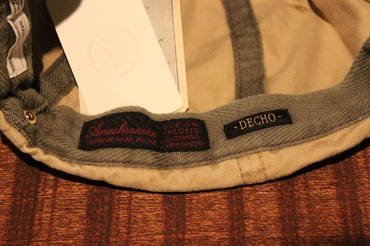 ANACHRONORM \"BEAT INITIALCAPS by DECHO\" CHINO & DENIM CAP ご紹介 _f0191324_08451910.jpg