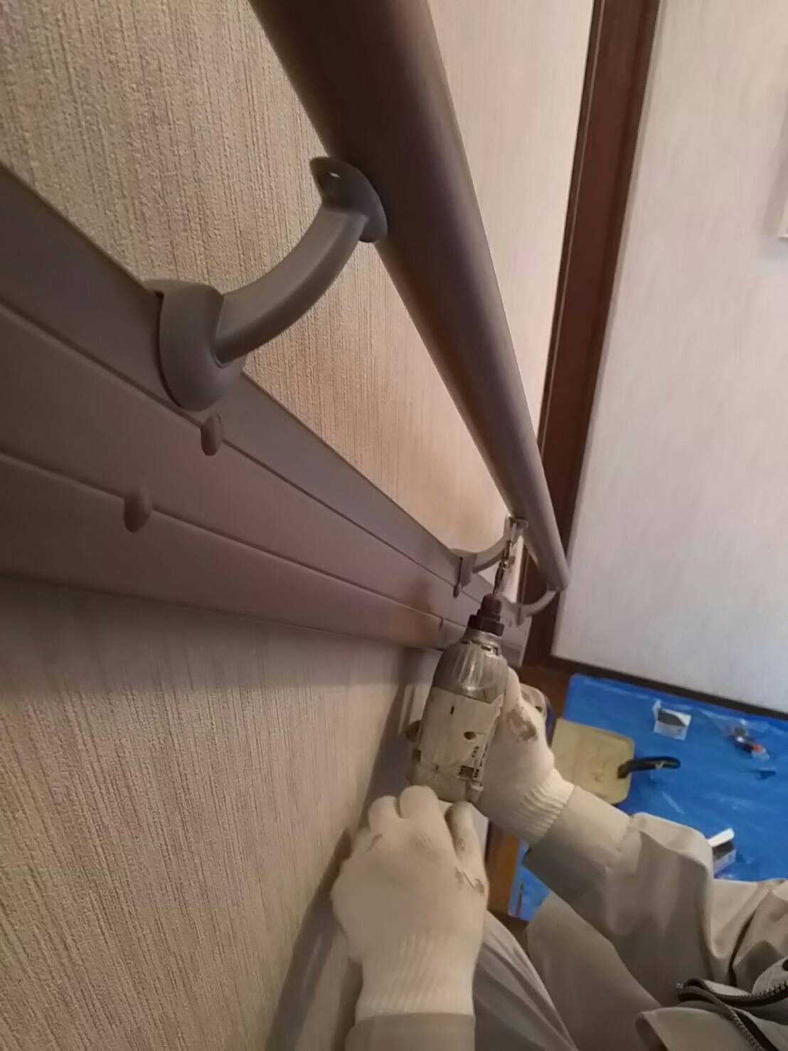 手摺り工事 パナソニック_e0243413_16312789.jpg