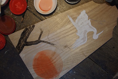 25号の裏絵 : 押絵羽子板・西山鴻月のブログ 『風のしがらみ』 ～この