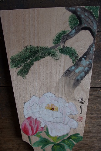 25号の裏絵 : 押絵羽子板・西山鴻月のブログ 『風のしがらみ』 ～この