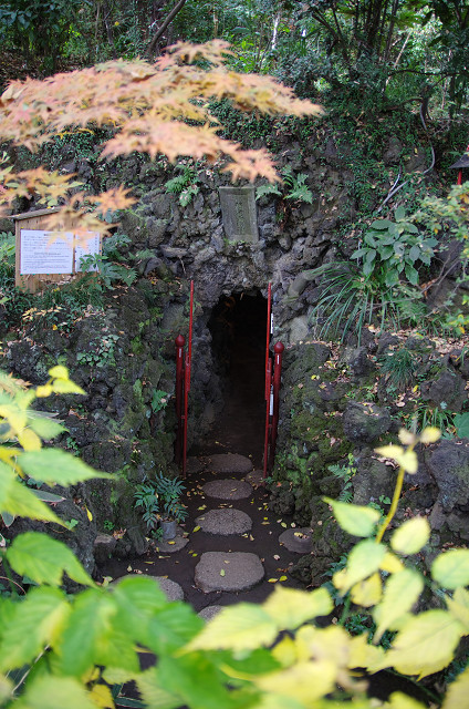 埼玉県和光市白子／板橋区成増　　晩秋の湧水・洞窟・切り通し_c0080357_1711199.jpg