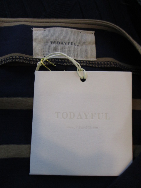 トゥデイフル TODAYFUL Dolman Border Tee_e0076692_18411542.jpg