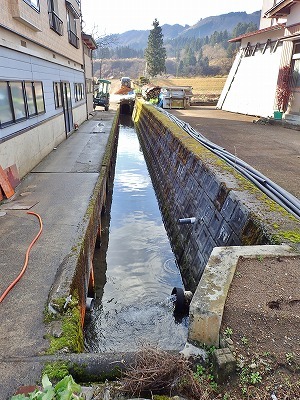 用水路の土砂上げ作業でした_c0336902_11444415.jpg
