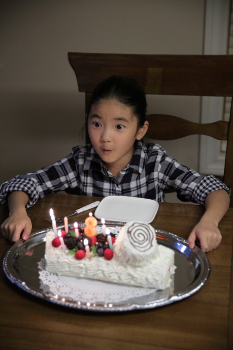 由奈８歳お誕生日 いつまで続くか 子供の成長日記