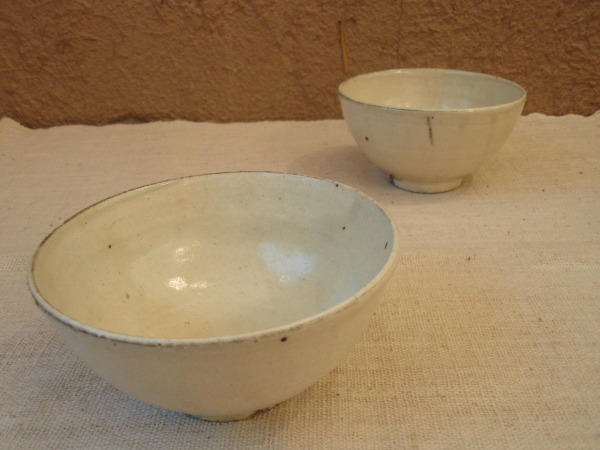 うつわ穂垂｜web shop｜長谷川奈津｜粉引5寸鉢