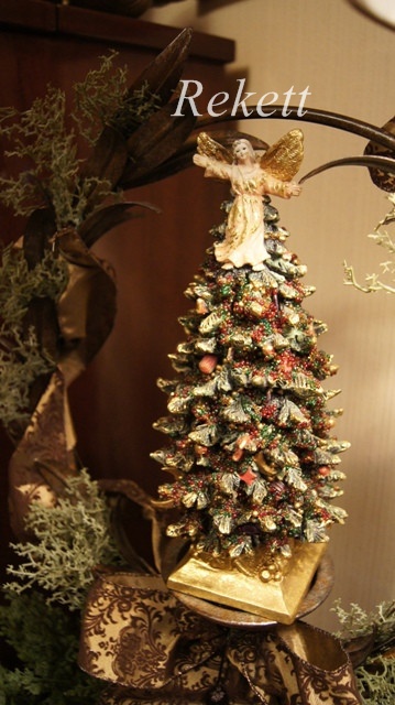 アンティーク風ゴールドカラークリスマスオブジェ_f0029571_11512589.jpg