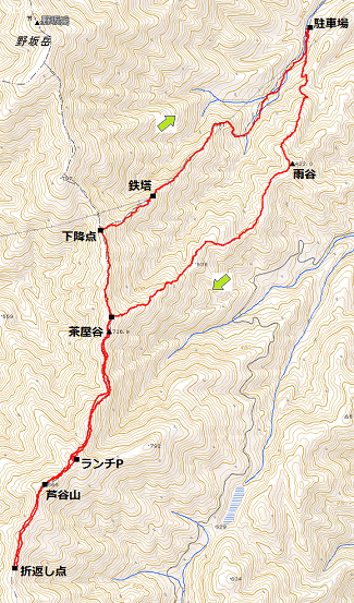 芦谷山　　冬枯れのブナ林_f0302771_15442699.png