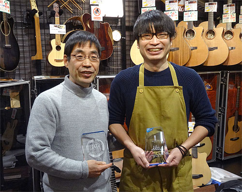 楽しかった! ヨコヤマギターズ&オガワ・インレイ・クラフト10周年記念_c0137404_11104893.jpg
