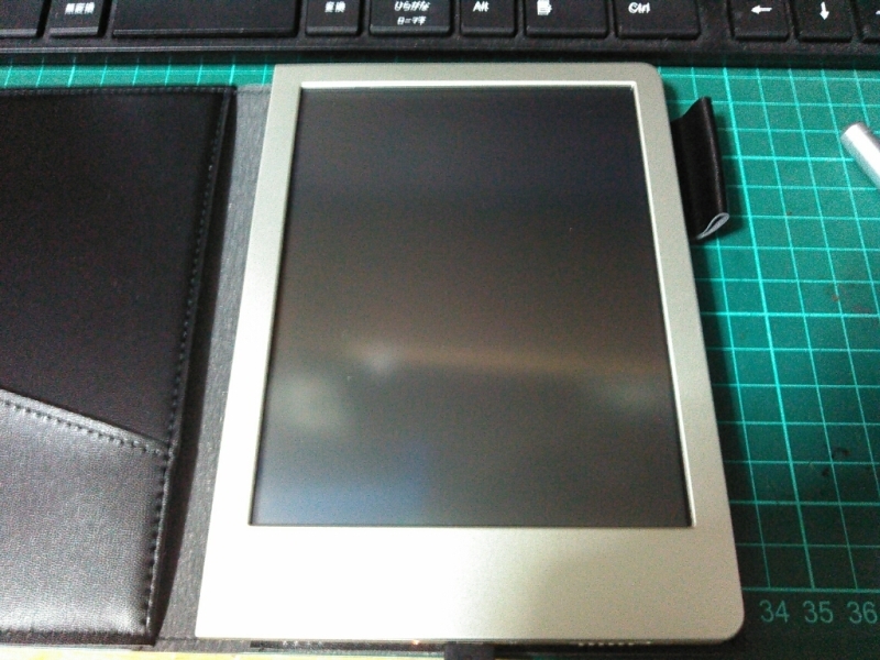 電子ノートを買ってみた。　SHARP WG-S30-B_e0321848_21585611.jpg