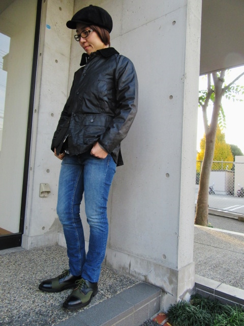 冬の定番。冬の必須。。。Barbour　BEDALE SL JACKET！★！_d0152280_14503094.jpg