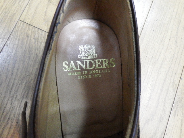 SANDERS ロングウイングチップ コマンドソール 61/2。 : 素浪人 SANDERS ロングウイングチップ コマンドソール 61/2。 : 素浪人