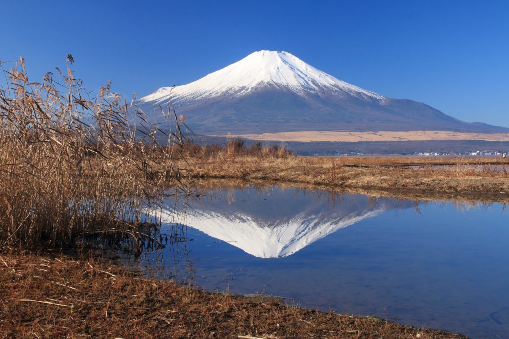 山中湖の逆さ富士 富士山大好き 写真は最高