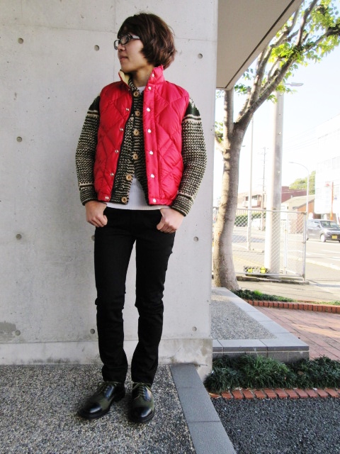 残り1枚、2枚、、、INVERALLAN SNOW FLAKE・雪柄 LUMBER CARDIGAN (別注・今季色)♪♪♪_d0152280_15575250.jpg