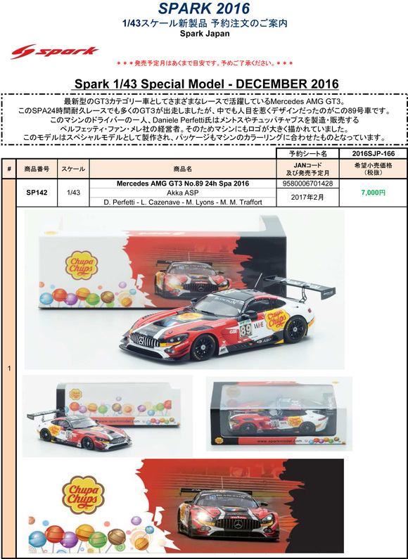 ミニカー新製品情報・予約開始（Spark)_f0372507_2054482.jpg