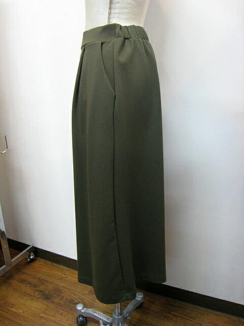 ｃｌｏｃｈｅ （ クロッシェ ） 裏起毛タックガウチョパンツ　ＫＨＡＫＩ　_a0089359_14121735.jpg