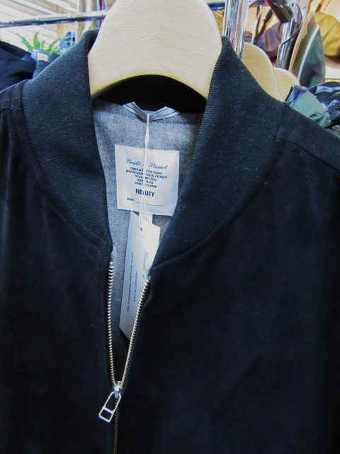 好評の限定・レザーFIDELITY より、NUBAK LEATHER ZIP JACKET！★！_d0152280_14254292.jpg