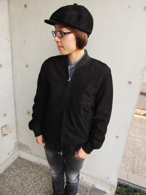 好評の限定・レザーFIDELITY より、NUBAK LEATHER ZIP JACKET！★！_d0152280_14285187.jpg