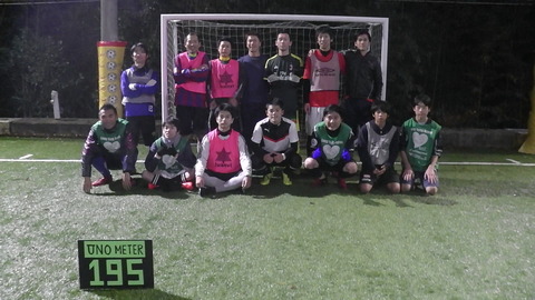 UNO 12/9(金) 二日連続ダブルヘッダー at UNOフットボールファーム_a0059812_2343895.jpg