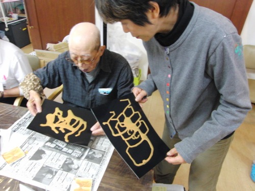 アクリル画 ~ 色のアラベスク ~_e0222340_15203143.jpg
