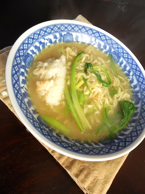 お家で塩味ラーメン_a0124077_9102550.jpg