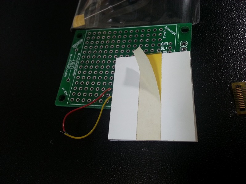 FSTN液晶モジュール(128x68/SPI) LCD組み立て - びんぼうでいいの with LCD (12/10)_a0034780_12021884.jpg