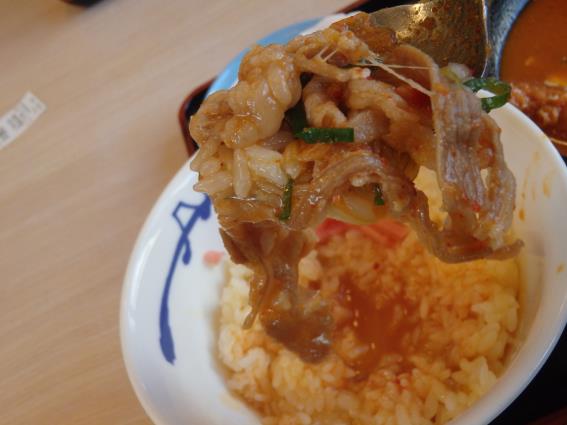 松屋の豆腐キムチチゲ膳 門真店_c0118393_1324738.jpg