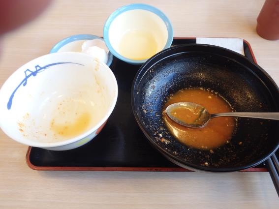 松屋の豆腐キムチチゲ膳 門真店_c0118393_1383458.jpg