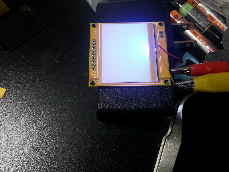 FSTN液晶モジュール(128x68/SPI) LCD組み立て - びんぼうでいいの with LCD (12/10)_a0034780_12563590.jpg