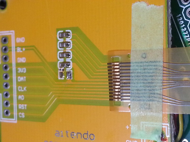 FSTN液晶モジュール(128x68/SPI) LCD組み立て - びんぼうでいいの with LCD (12/10)_a0034780_13251676.jpg