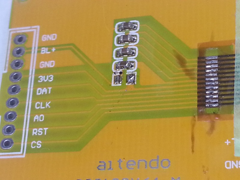 FSTN液晶モジュール(128x68/SPI) LCD組み立て - びんぼうでいいの with LCD (12/10)_a0034780_1332079.jpg