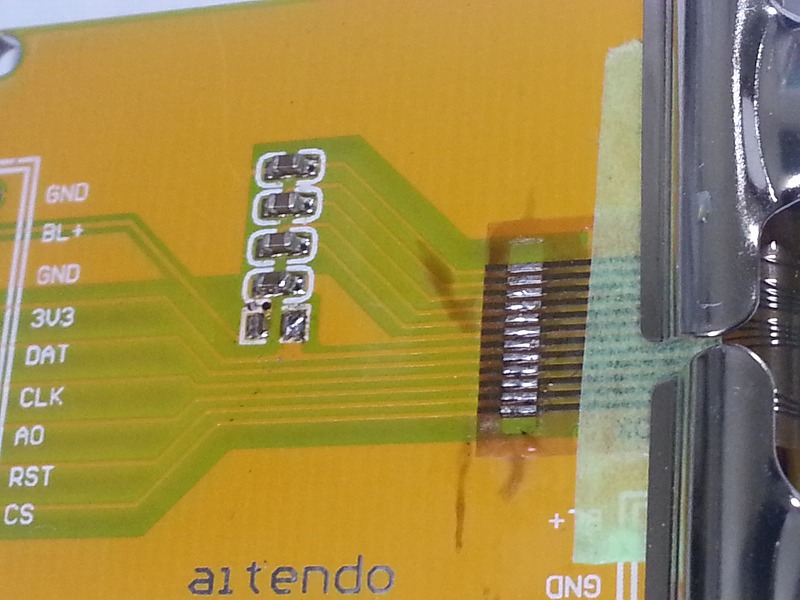 FSTN液晶モジュール(128x68/SPI) LCD組み立て - びんぼうでいいの with LCD (12/10)_a0034780_13451822.jpg