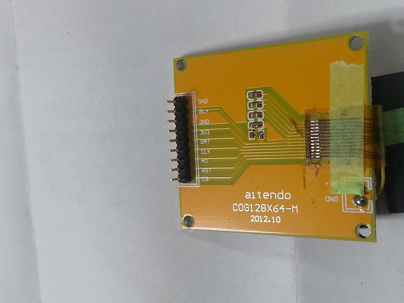 FSTN液晶モジュール(128x68/SPI) LCD組み立て(2) - びんぼうでいいの with LCD (12/11)_a0034780_13551649.jpg