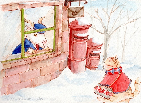あぺりら、クリスマスカードを贈る　　Christmas Cards from Apelila_d0025294_00063617.jpg
