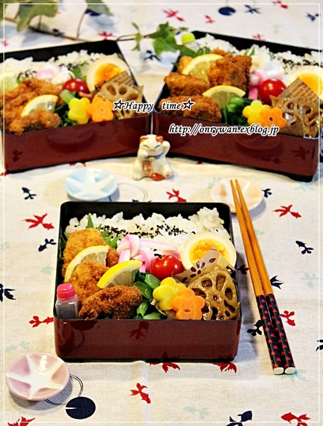 鮭フライ弁当とソフトフランス♪_f0348032_19222545.jpg