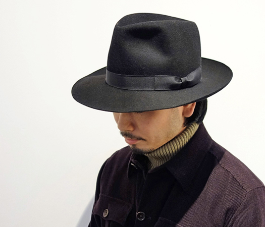 KIJIMA TAKAYUKI BEAVER HAIR FELT HAT グレー（ハット